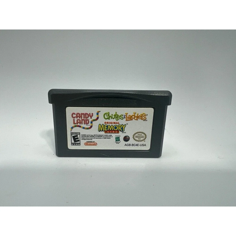 Candy Land/Chutes and Ladders/Memory Nintendo Game Boy Advance GBA